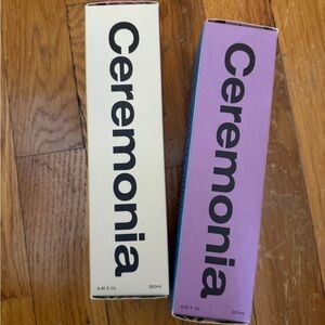 Ceremonia shampoo and conditioner